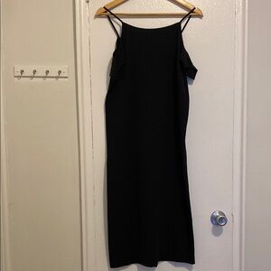 Elegant Black Sleeveless Dress